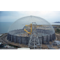 LF Dome Storage Building Estructura de construcción de carbón seca Espacio de marco de acero Marco de acero